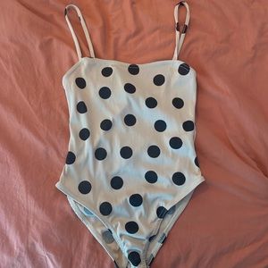 Nasty Gal polka dot bodysuit